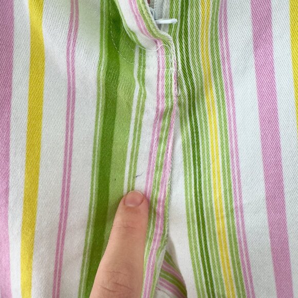 Selene Sport Colorful Striped Capri Pants - Picture 6 of 10